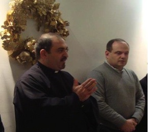 Fr. Lakissian and Chairman Shant Chalian, Esq.