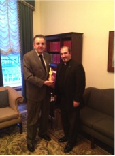 H. E. Mr. Garen Nazarian and Rev. Fr. Mesrob Lakissian