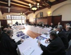 The clergy during the Ghevontiantz conference 