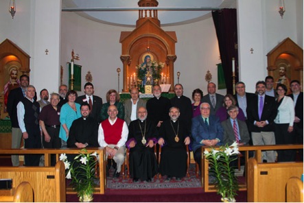 The participants at the Mid-Atlantic Conference at St. Sarkis Church, Douglaston, New York