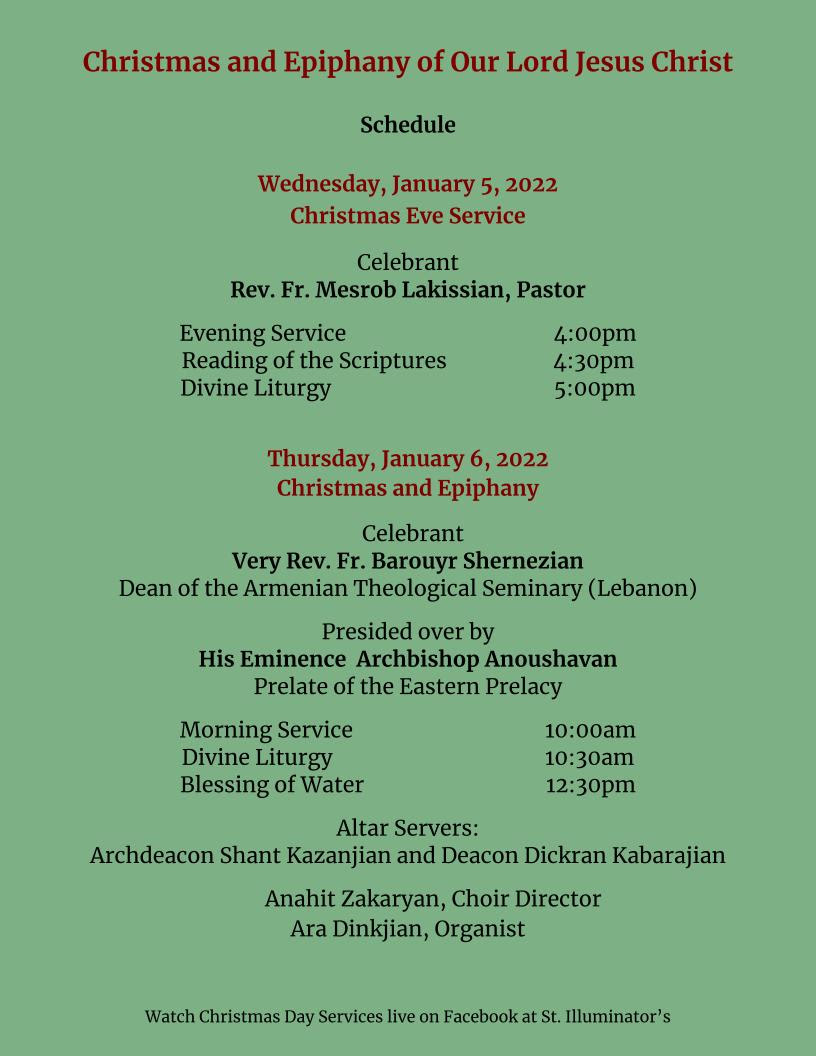 Christmas and Epiphany Broadcast Replay